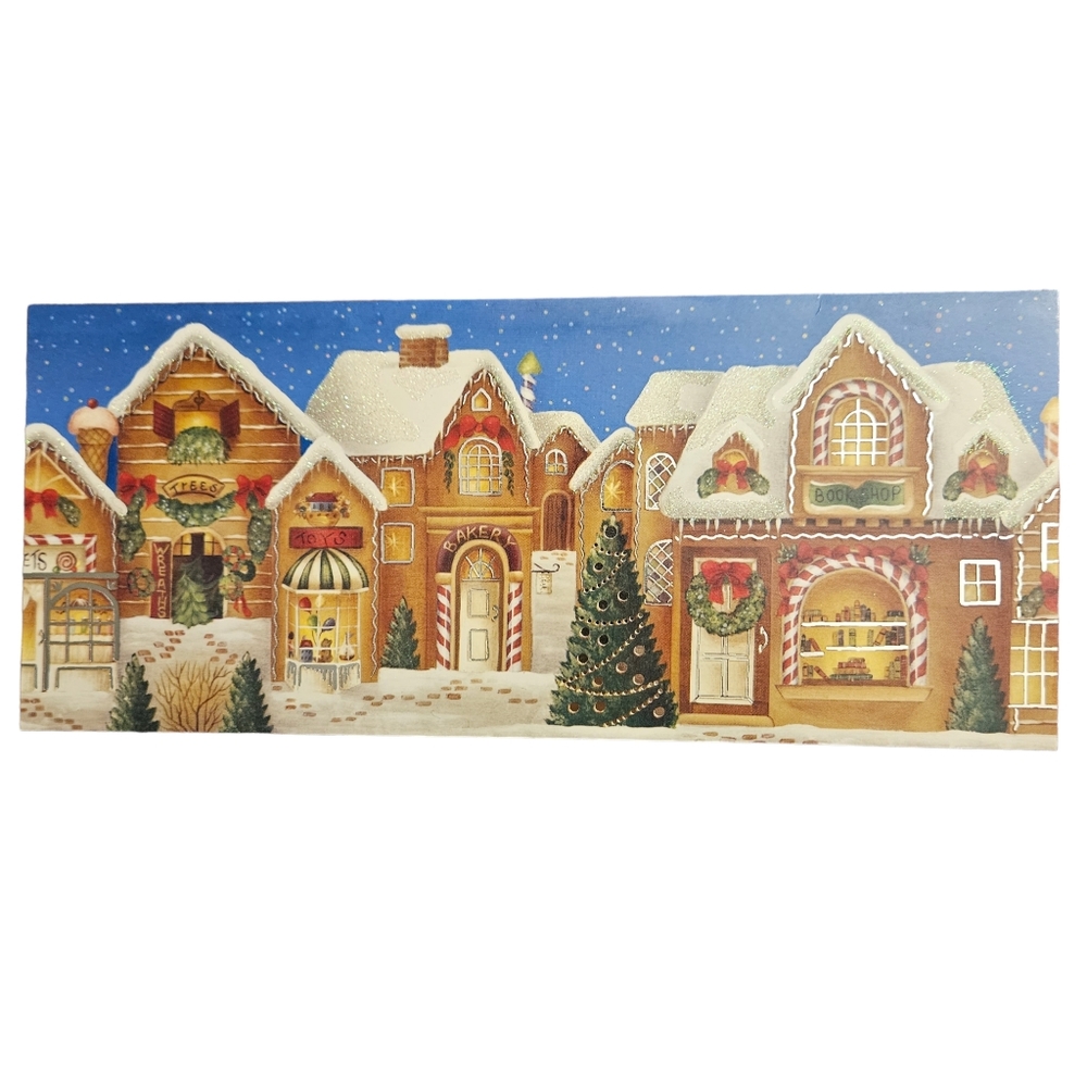 Set of 18 Glittery Holiday Cards and Envelopes